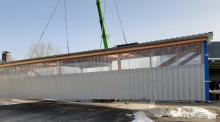 Carport am Haken versetzt