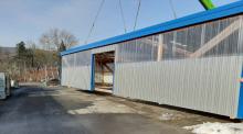 Carport am Haken versetzt
